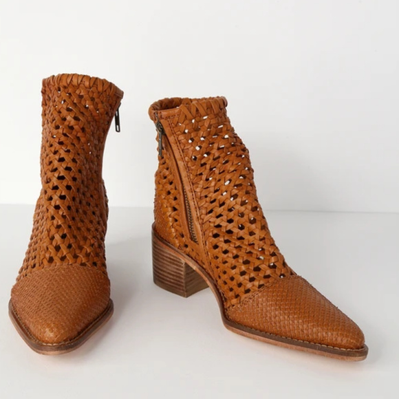 Free People Shoes - Free People In The Loop Woven Boot Brown/Copper